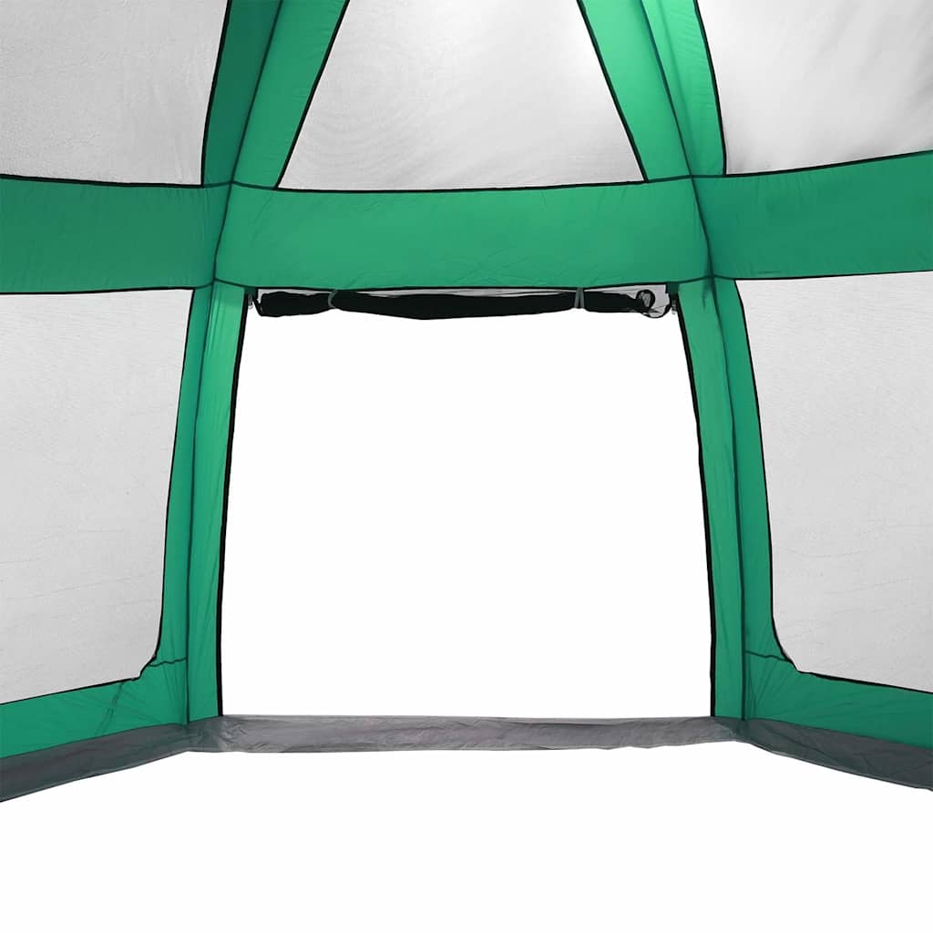 vidaXL Pool Tent with Removable Fly & Mesh Walls Sea Green 612x612 cm