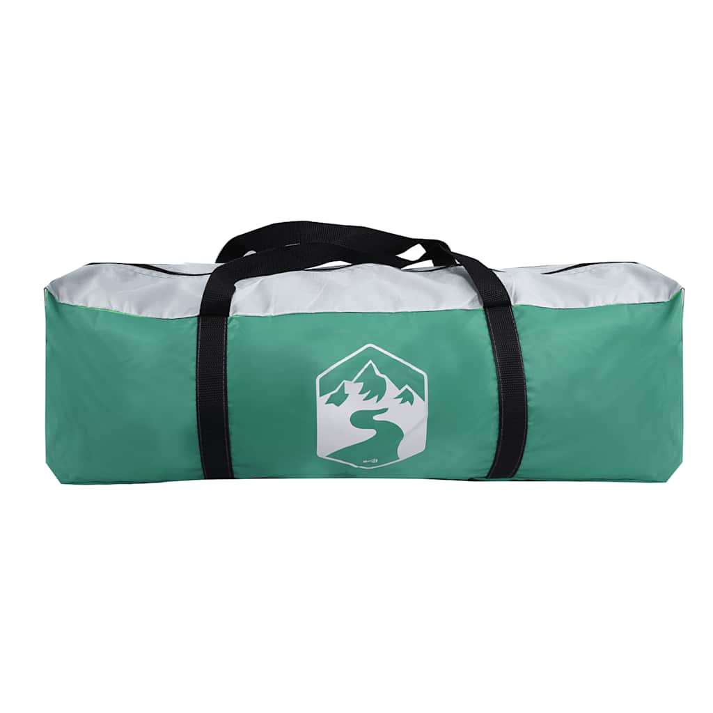 vidaXL Pool Tent with Removable Fly & Mesh Walls Sea Green 612x612 cm