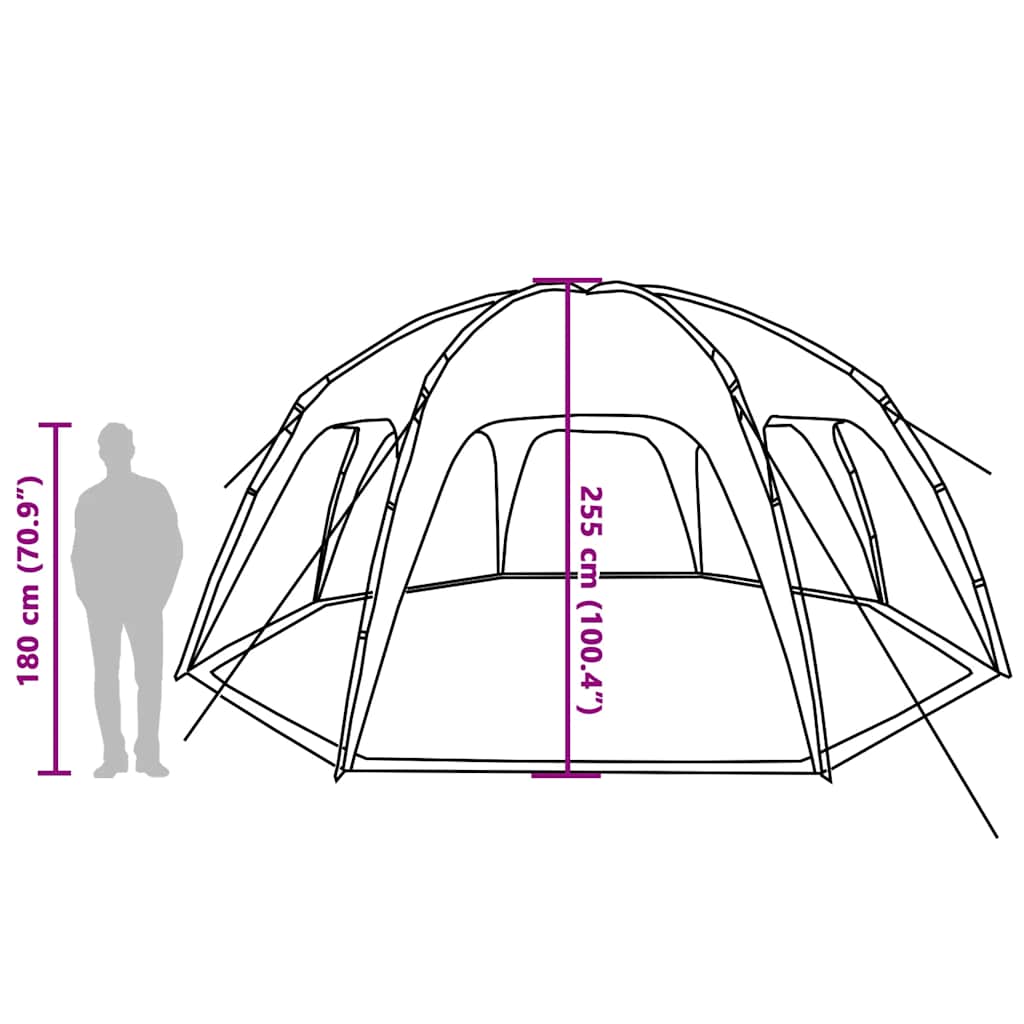 vidaXL Party Tent Sea Green Waterproof