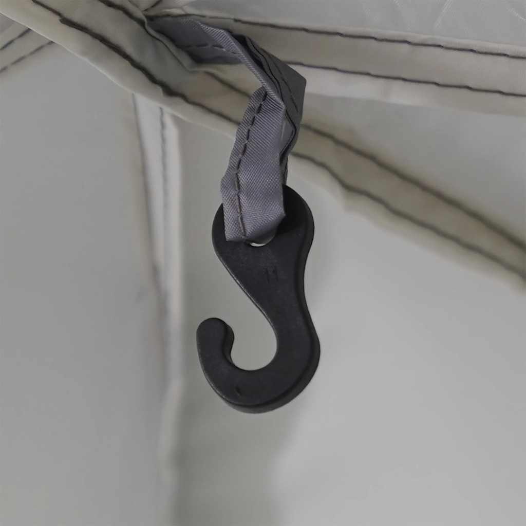 vidaXL Party Tent Grey Waterproof