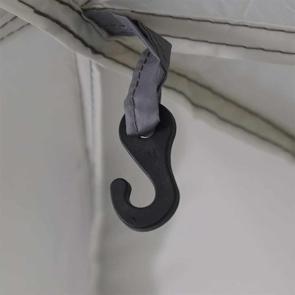 vidaXL Party Tent Grey Waterproof
