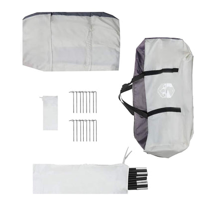 vidaXL Party Tent Grey Waterproof