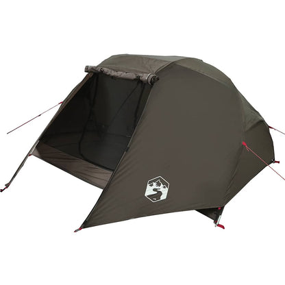 vidaXL Fishing Tent 3-Person Brown Waterproof