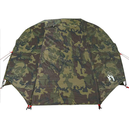 vidaXL Fishing Tent 3-Person Camouflage Waterproof