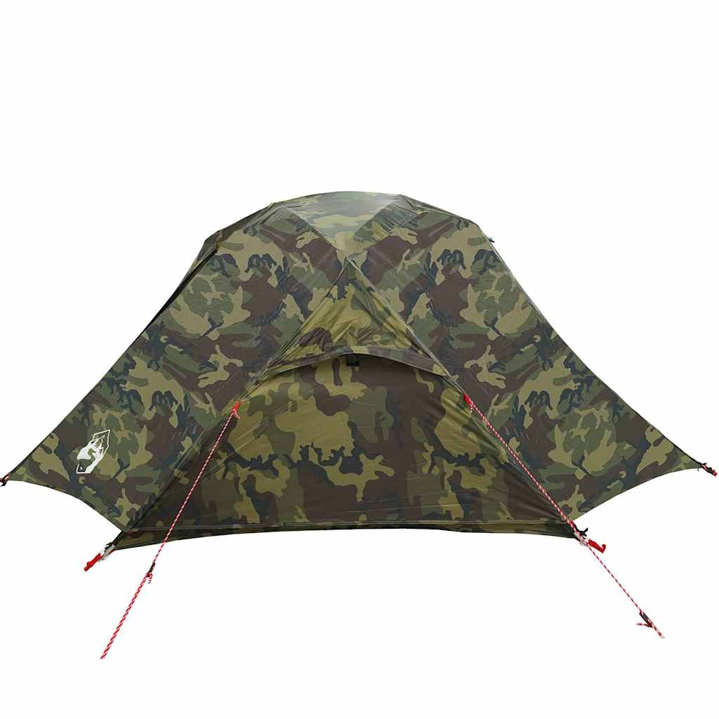 vidaXL Fishing Tent 3-Person Camouflage Waterproof