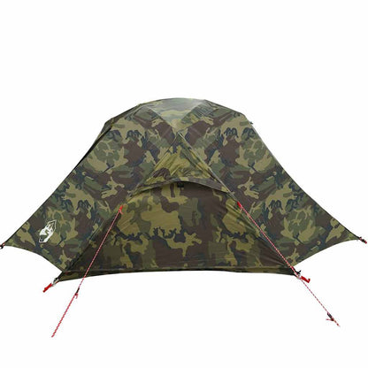 vidaXL Fishing Tent 3-Person Camouflage Waterproof
