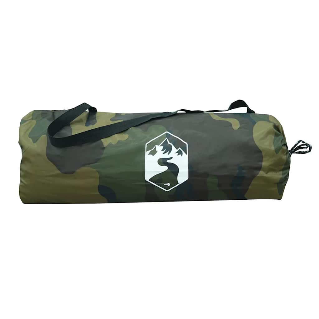 vidaXL Fishing Tent 3-Person Camouflage Waterproof