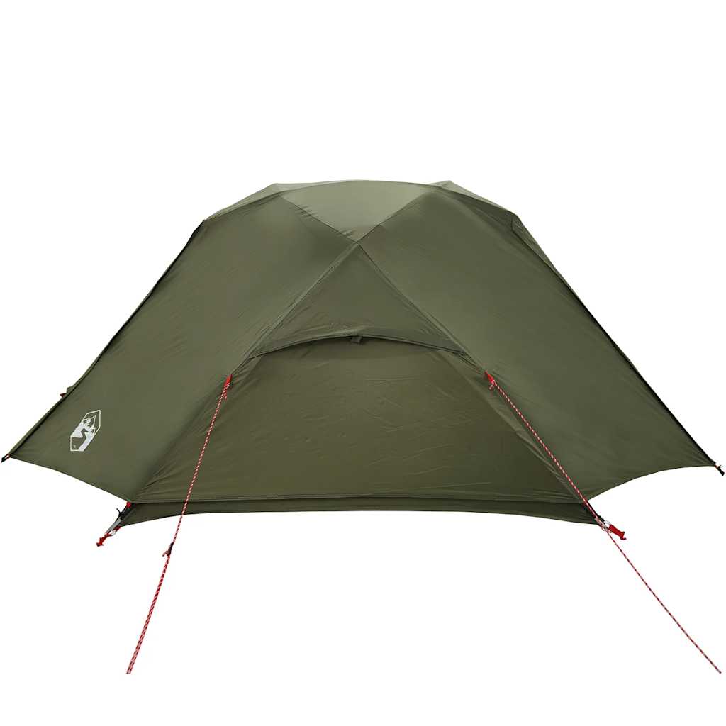 vidaXL Fishing Tent 5-Person Olive Green Waterproof