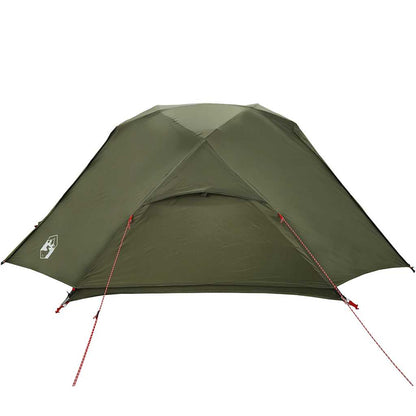 vidaXL Fishing Tent 5-Person Olive Green Waterproof