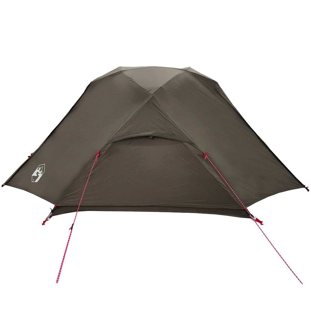 vidaXL Fishing Tent 5-Person Brown Waterproof
