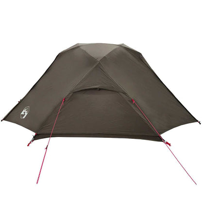 vidaXL Fishing Tent 5-Person Brown Waterproof