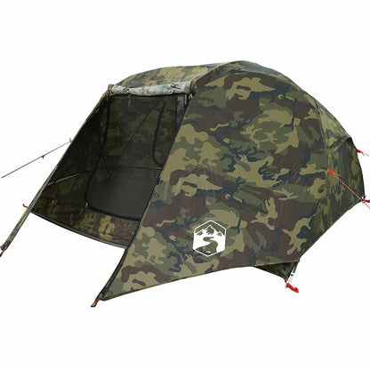 vidaXL Fishing Tent 5-Person Camouflage Waterproof