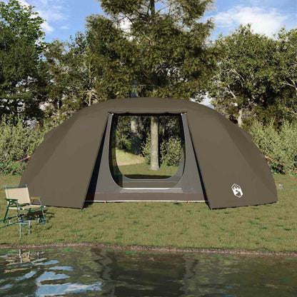 vidaXL Fishing Tent Brown 514 x 465 x 187 cm Polyester and Fiberglass