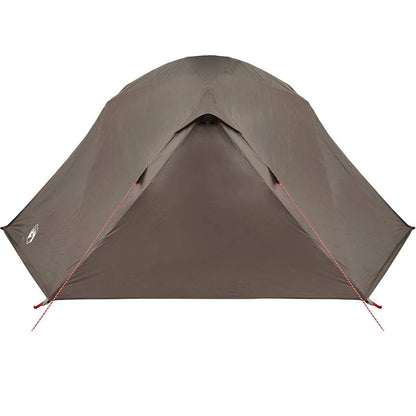 vidaXL Fishing Tent Brown 514 x 465 x 187 cm Polyester and Fiberglass