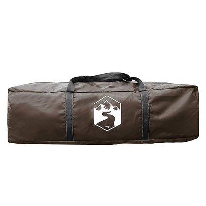 vidaXL Fishing Tent Brown 514 x 465 x 187 cm Polyester and Fiberglass