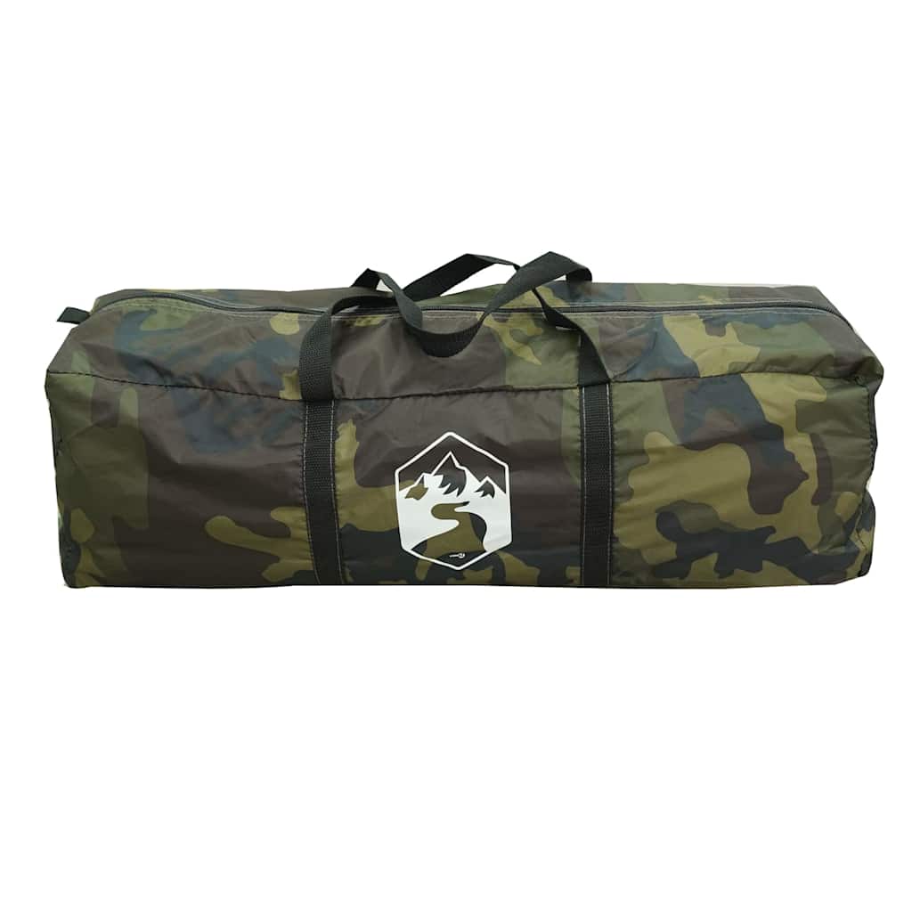 vidaXL Fishing Tent with Roof Camouflage 514 x 465 x 187 cm