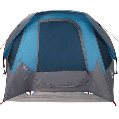 vidaXL Camping Tent Cabin 4-Person Blue Waterproof