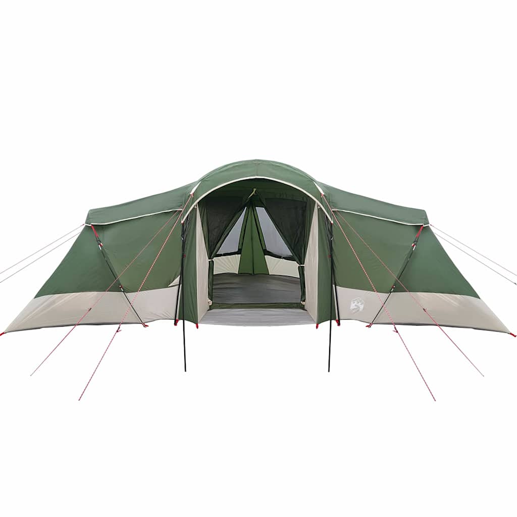 vidaXL Family Tent with Roof Green and Grey 721 x 335 x 212 cm