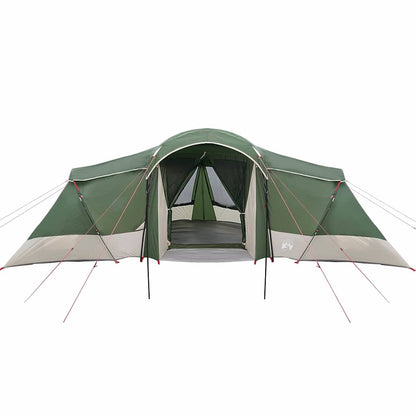 vidaXL Family Tent with Roof Green and Grey 721 x 335 x 212 cm