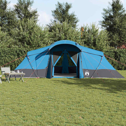 vidaXL Family Tent with Roof Blue and Grey 721 x 335 x 212 cm