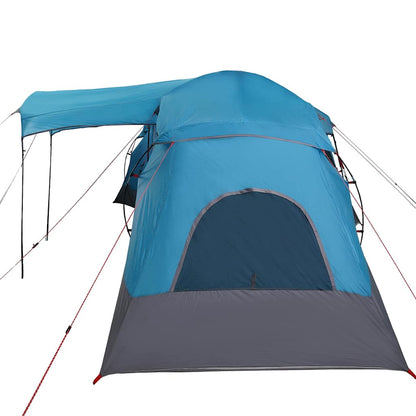 vidaXL Family Tent with Roof Blue and Grey 721 x 335 x 212 cm