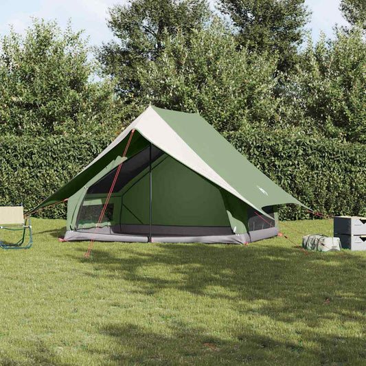 vidaXL Family Tent 256 x 256 x 185 cm Polyester and Fiberglass