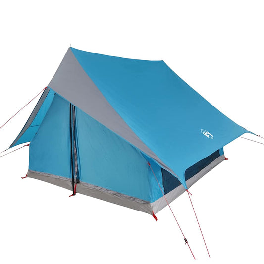 vidaXL Family Tent with Roof Blue and Grey 256 x 256 x 185 cm