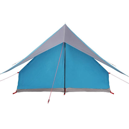 vidaXL Family Tent with Roof Blue and Grey 256 x 256 x 185 cm