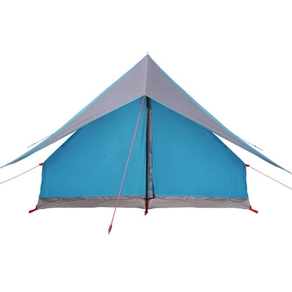 vidaXL Family Tent with Roof Blue and Grey 256 x 256 x 185 cm