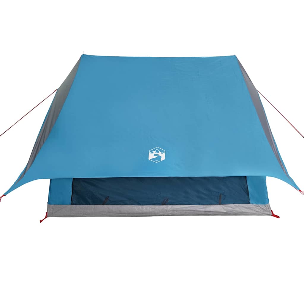 vidaXL Family Tent with Roof Blue and Grey 256 x 256 x 185 cm