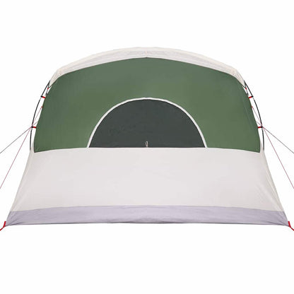 vidaXL Family Tent with Roof Green and White 576 x 325 x 213 cm