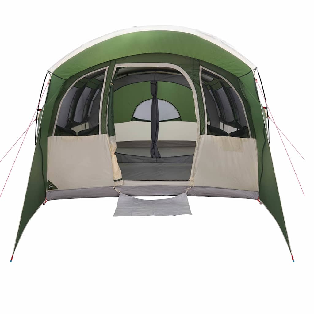 vidaXL Family Tent with Roof Green and White 576 x 325 x 213 cm
