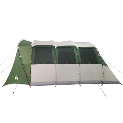 vidaXL Family Tent with Roof Green and White 576 x 325 x 213 cm