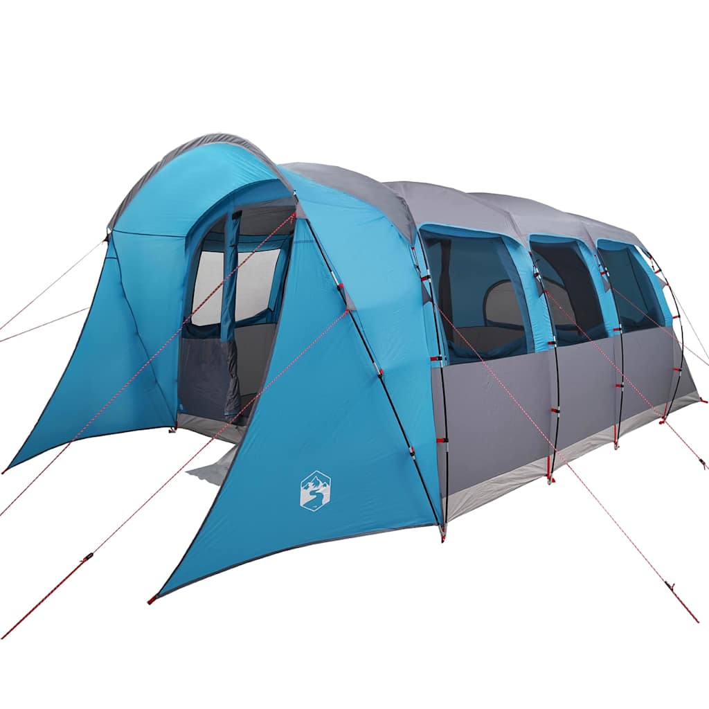 vidaXL Family Tent with Roof Blue and Grey 576 x 325 x 213 cm