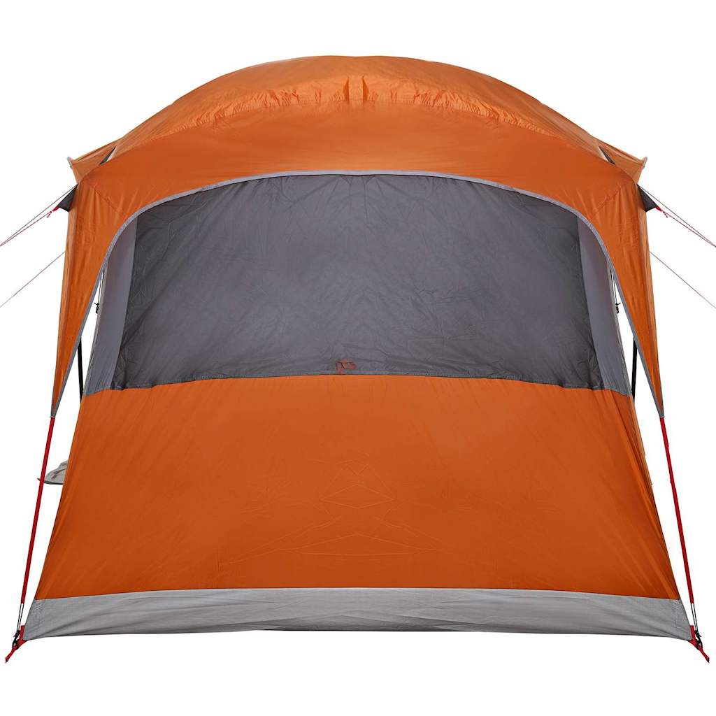 vidaXL Family Tent with Roof Orange and Orange 435 x 255 x 216 cm