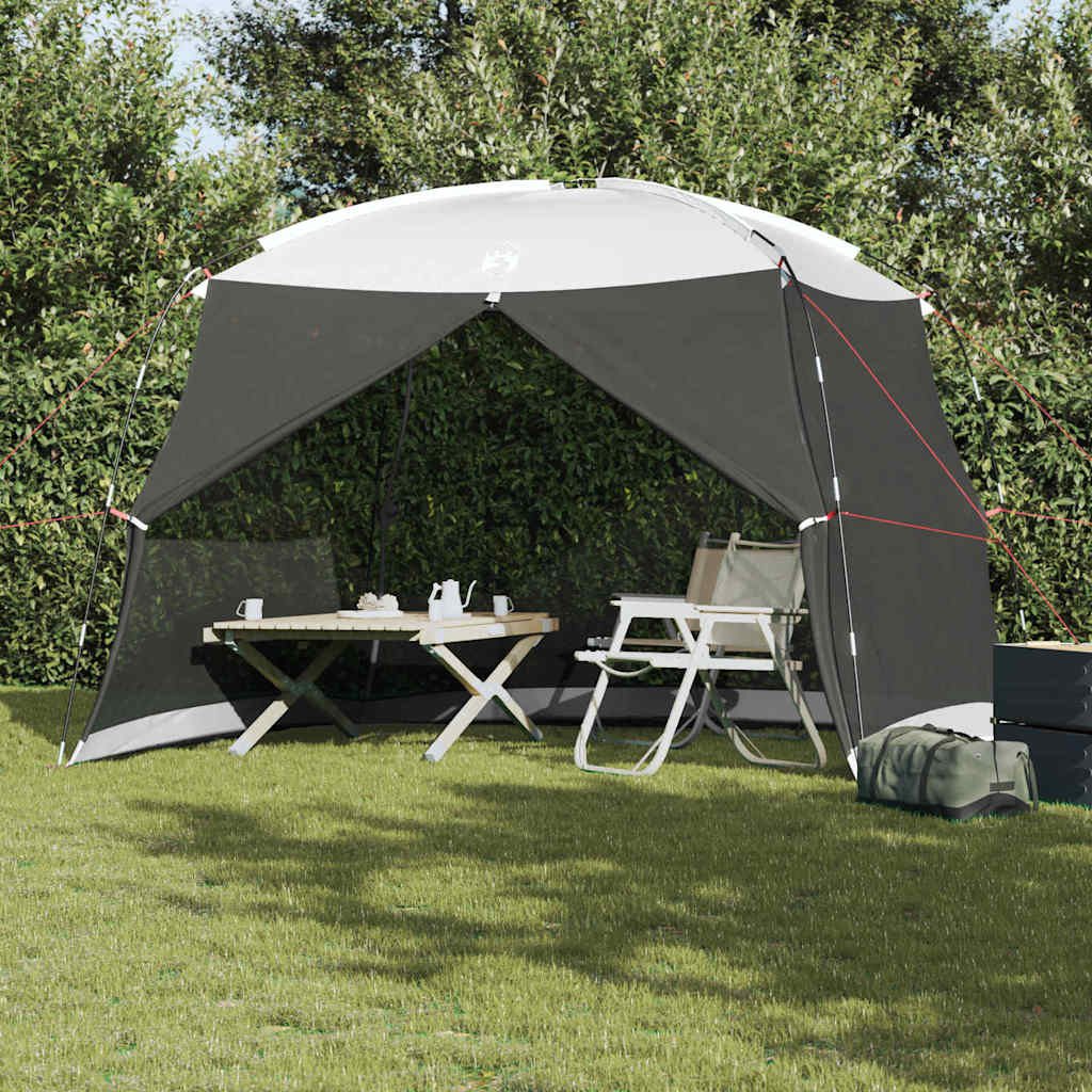 vidaXL Mosquito Tent Grey 320 x 320 x 218 cm Polyester and Fiberglass