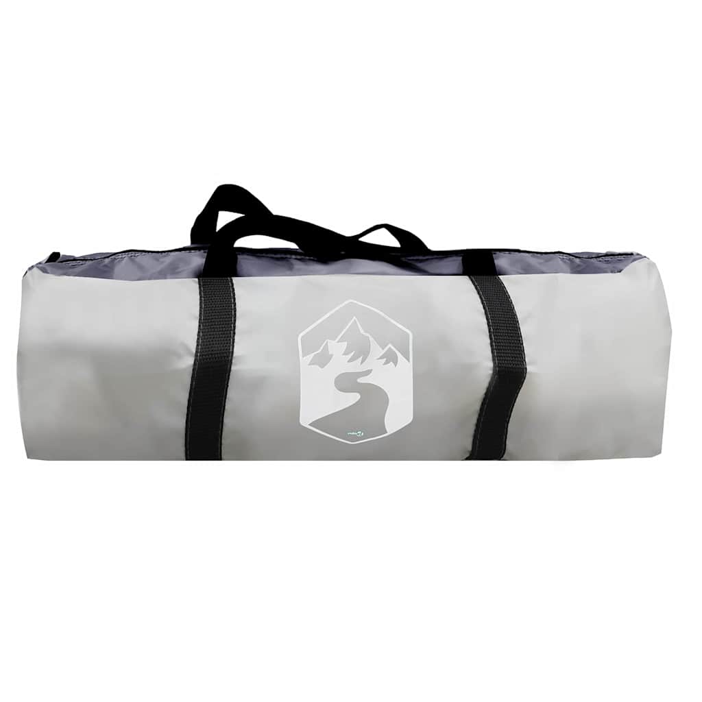 vidaXL Mosquito Tent Grey 380 x 380 x 225 cm Polyester and Fiberglass