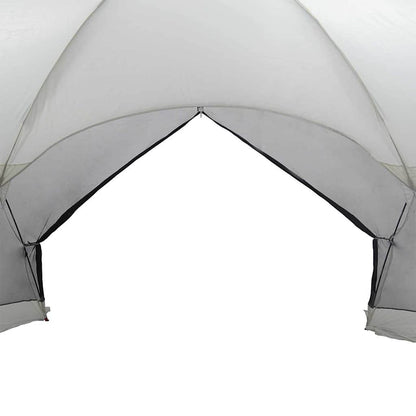 vidaXL Mosquito Tent Grey 434 x 434 x 230 cm Polyester and Fiberglass