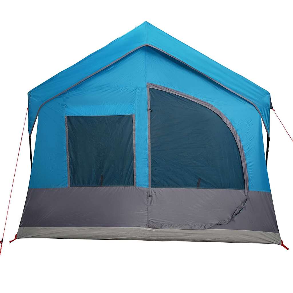 vidaXL Family Tent Blue and Grey 620 x 322 x 240 cm Polyester