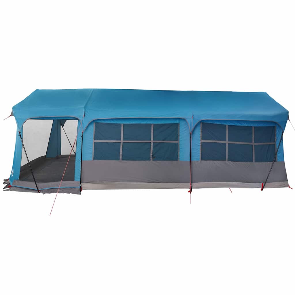 vidaXL Family Tent Blue and Grey 620 x 322 x 240 cm Polyester