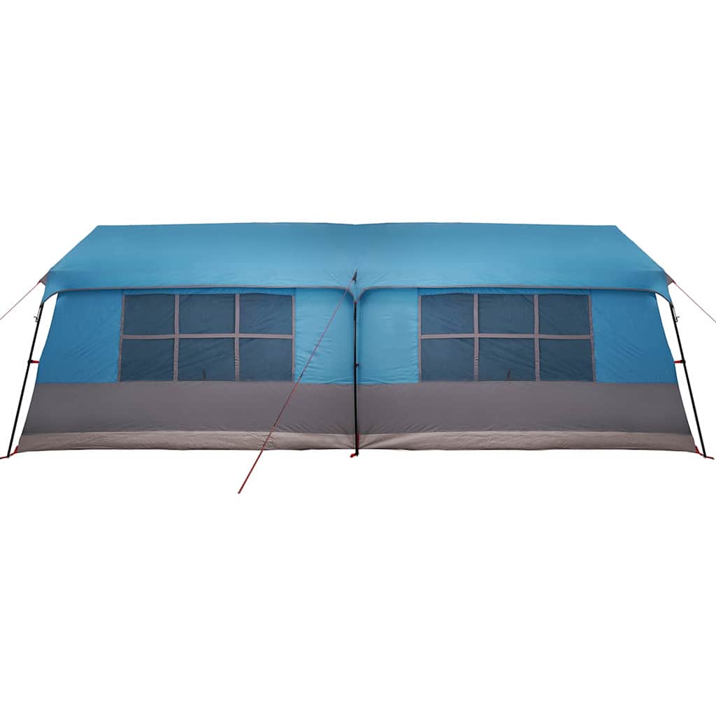 vidaXL Family Tent with Roof Blue and Grey 622 x 295 x 238 cm
