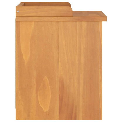 vidaXL Hallway Bench "SANDNES" 45x40x50 cm Solid Wood Pine