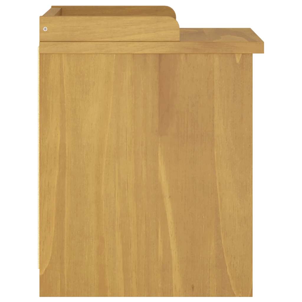 vidaXL Hallway Bench "SANDNES" 45x40x50 cm Solid Wood Pine