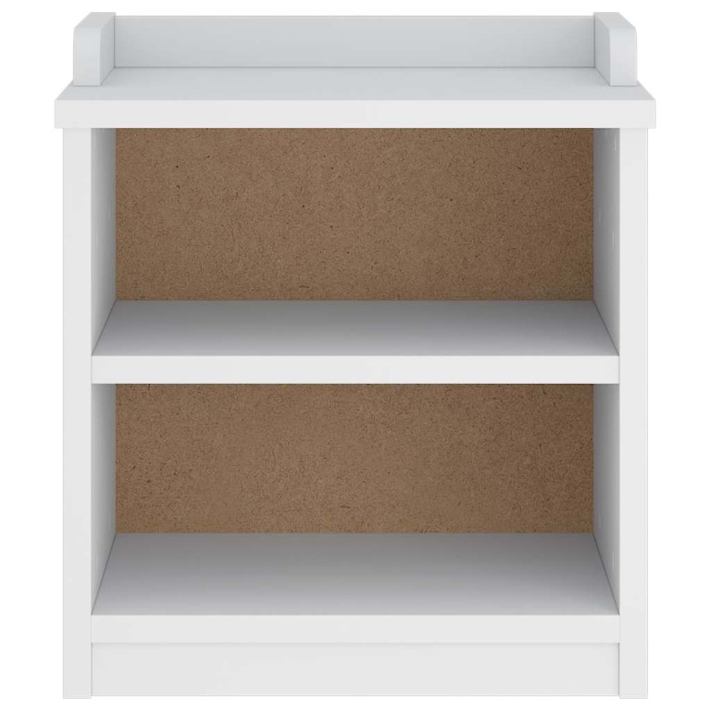 vidaXL Hallway Bench "SANDNES" White 45x40x50 cm Solid Wood Pine