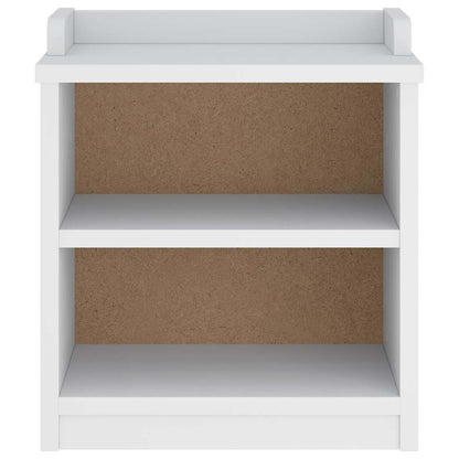 vidaXL Hallway Bench "SANDNES" White 45x40x50 cm Solid Wood Pine