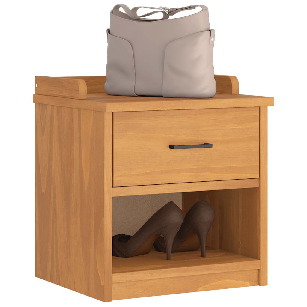 vidaXL Hallway Bench SANDNES 45x40x50 cm Solid Wood Pine