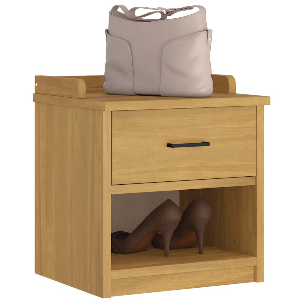 vidaXL Hallway Bench SANDNES 45x40x50 cm Solid Wood Pine