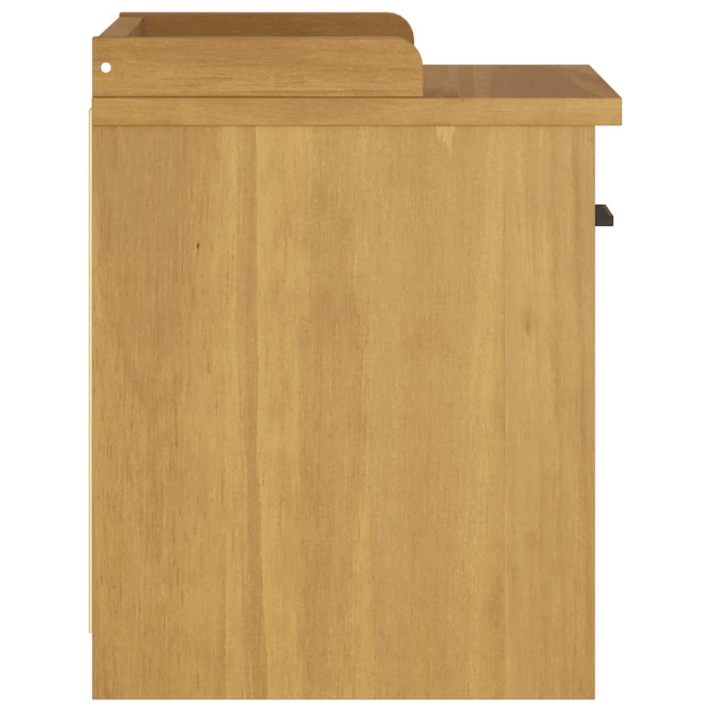 vidaXL Hallway Bench SANDNES 45x40x50 cm Solid Wood Pine