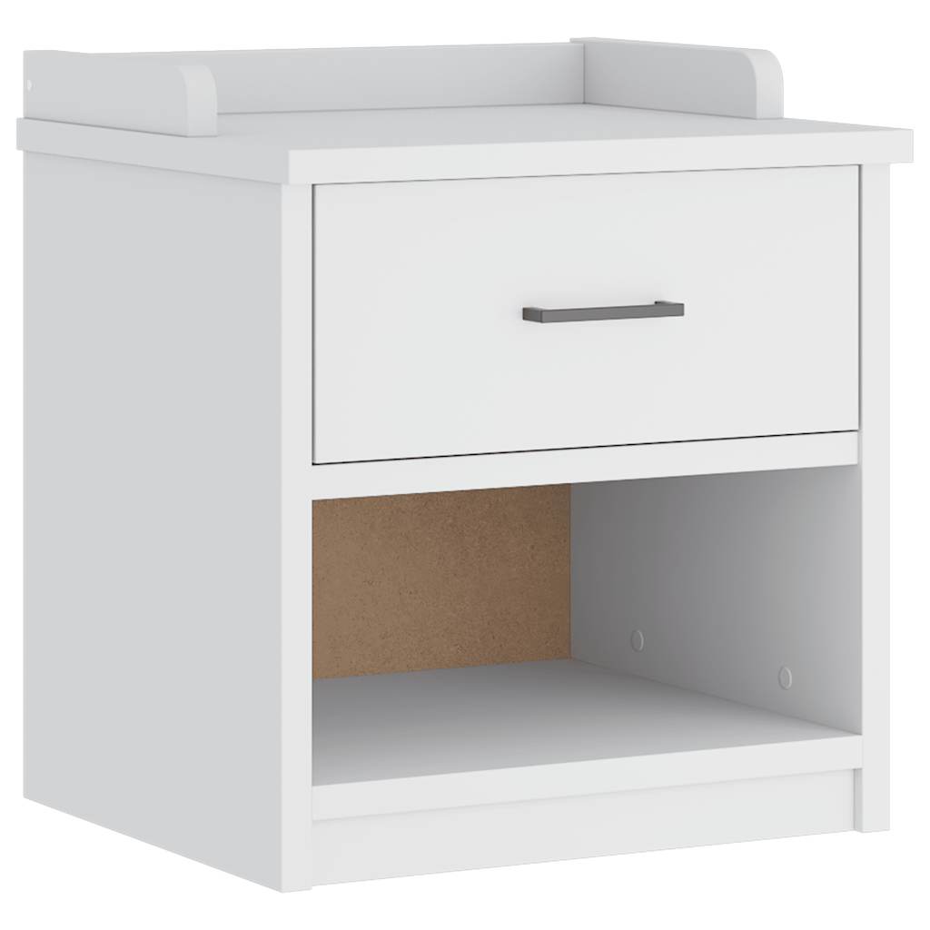 vidaXL Hallway Bench "SANDNES" White 45x40x50 cm Solid Wood Pine