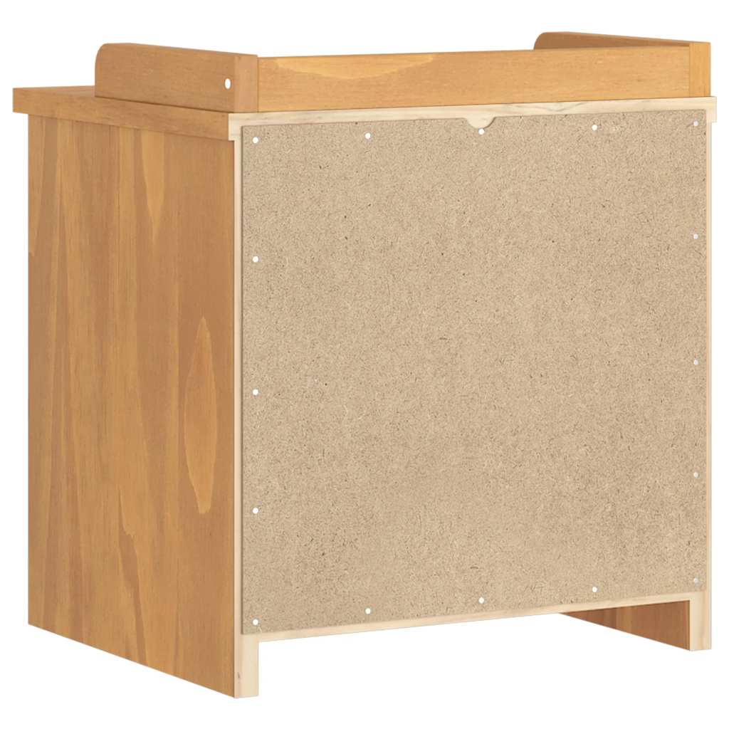 vidaXL Hallway Bench SANDNES 45x40x50 cm Solid Wood Pine